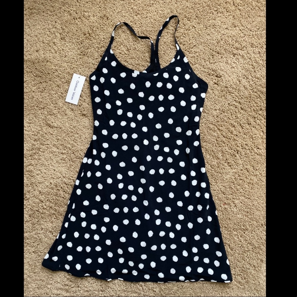Outdoor Voices Polka Dot Exercise Dress